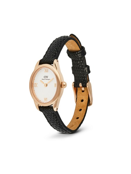 Daniel Wellington Damenuhr Daniel Wellington Ophelia Mini Lizard Guilloché Leder DW00100893