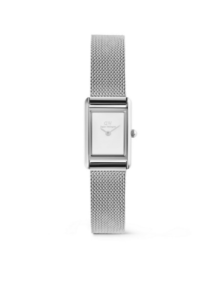 Daniel Wellington Damenuhr Daniel Wellington Bound Mini Mesh eckig DW00100927