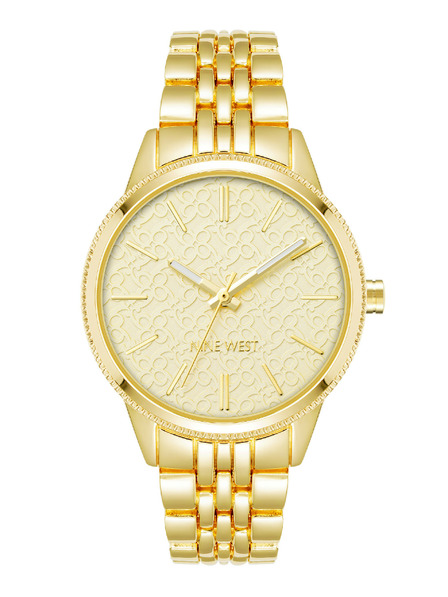 Nine West	 Damenarmbanduhr rund Nine West NW/2896CHGB