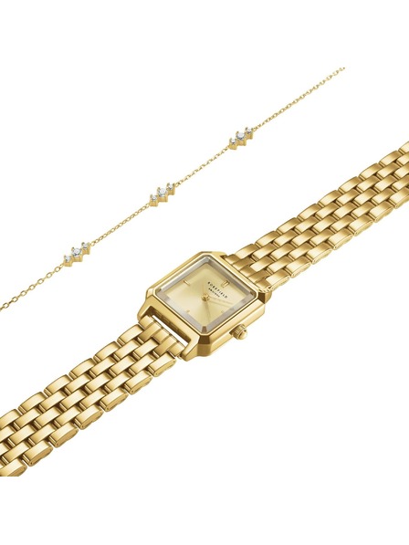 Rosefield Rosefield Boxelle Uhr und Triple Crystal Armband Geschenkset BCGTC-X284