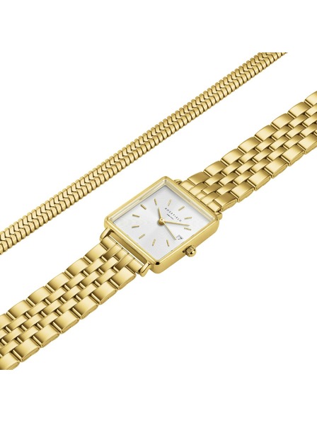 Rosefield Rosefield The Boxy XS Geschenkset Uhr und Snake Armband BWGSG-X285