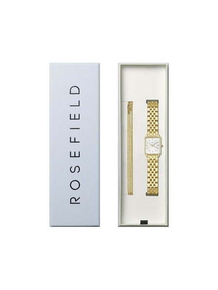 Rosefield Rosefield The Boxy XS Geschenkset Uhr und Snake Armband BWGSG-X285