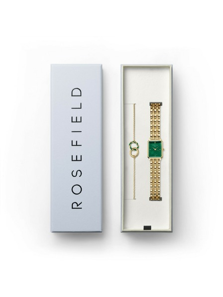 Rosefield Rosefield XS Emerald Geschenkset Uhr und Armband OEGED-X288