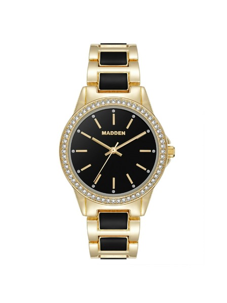 Steve Madden Damen Runduhr Steve Madden SM/8108BKGPM