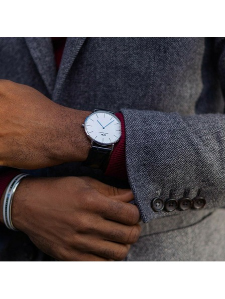 Daniel Wellington Herrenuhr Daniel Wellington Classic Sheffield Silver DW00100053
