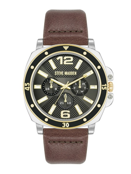 Steve Madden Herrenuhr Steve Madden SM/9117GYTT
