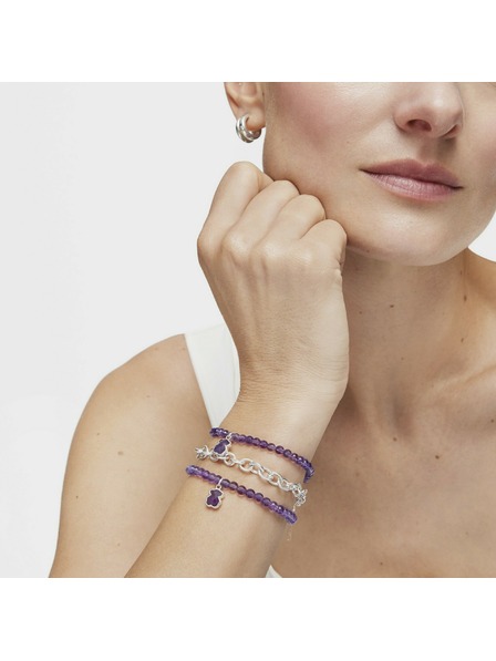 TOUS TOUS Damen Amethyst Armband 1003388000