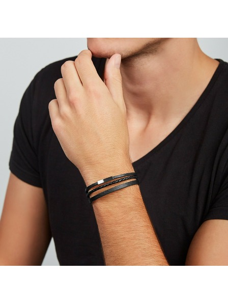 Fossil Herren Lederarmband Fossil JF03322040