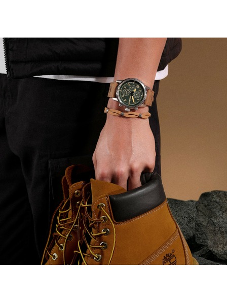 Timberland Timberland Herren Lederarmband hellbraun TDAGB0002601