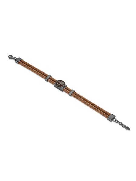 Timberland Timberland doppeltes Herren Lederarmband braun TDAGB0001902