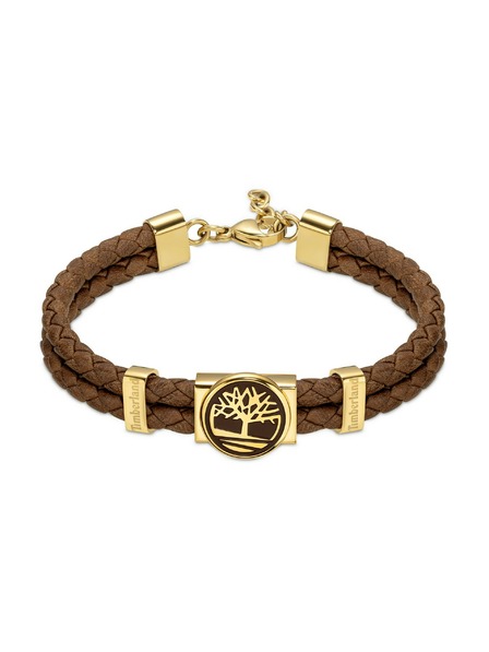 Timberland Timberland doppeltes Herren Lederarmband braun TDAGB0001903