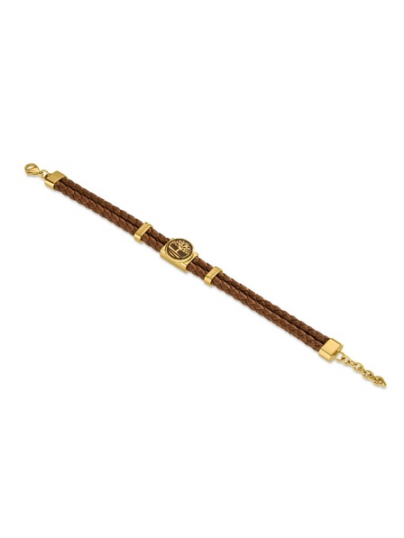 Timberland Timberland doppeltes Herren Lederarmband braun TDAGB0001903