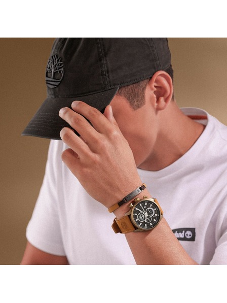 Timberland Timberland Herren Lederarmband hellbraun TDAGB0002202