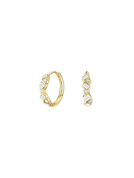 Rosefield Damen vergoldete Ohrringe Rosefield JECBG-J1171