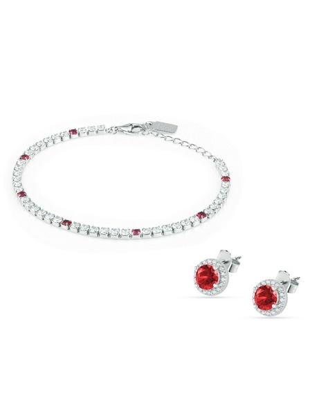 La Petite Story Geschenkset Silberarmband und Ohrringe La Petite Story LPS20AWV01