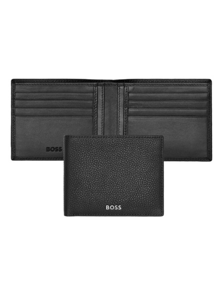 Hugo Boss Herren Schwarze Ledergeldbörse Hugo Boss Classic HLW416A