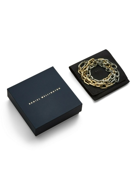 Daniel Wellington Damen Edelstahl Halskette Daniel Wellington Two Tone Link DW00401977