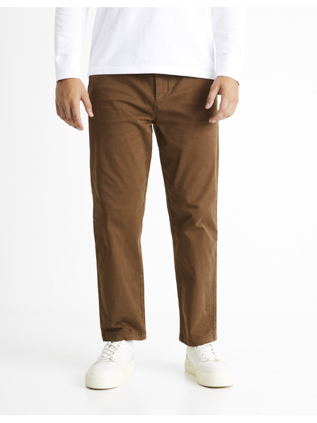 Celio Braune Herrenhosen Celio Cochicrop