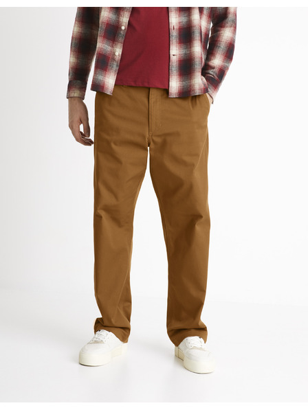 Celio Braune Chino-Hose Celio Coloose1