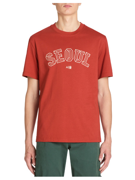 Celio Rotes Herren-T-Shirt Celio Jeoverdu