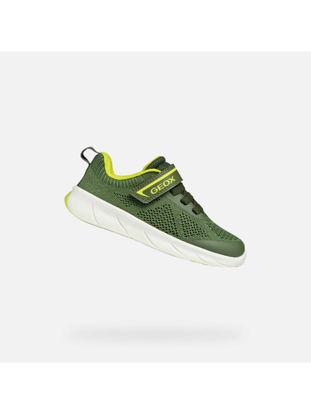 Geox Grüne Jungen-Sneaker Geox Foot-Run