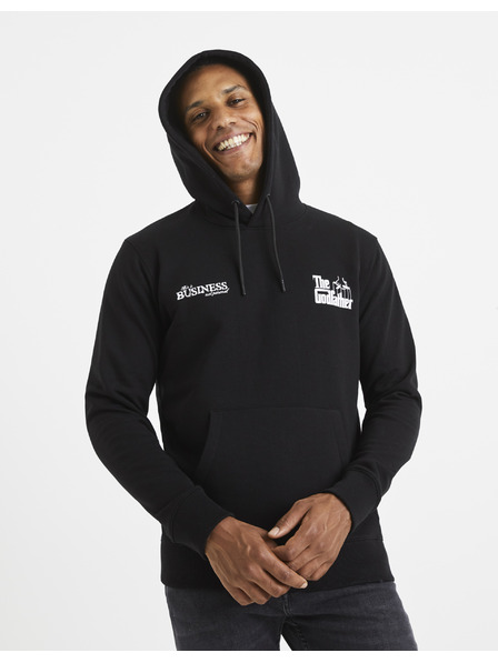 Celio Schwarzer Herren Hoodie von Celio Lvegodsw