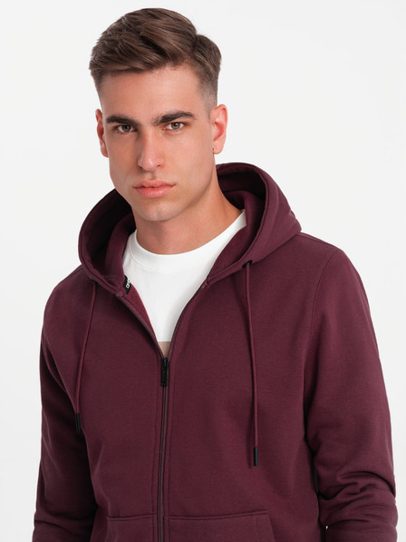 Ombre Clothing Herren Baumwoll-Sweatjacke BASIC Ombre Clothing