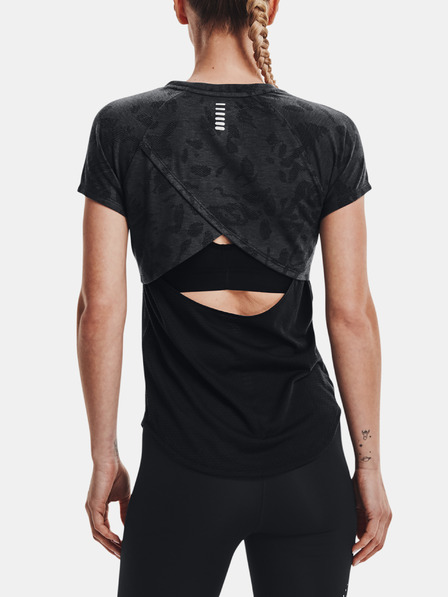 Under Armour Damen-Kurzarmshirt Under Armour Streaker Forest SS