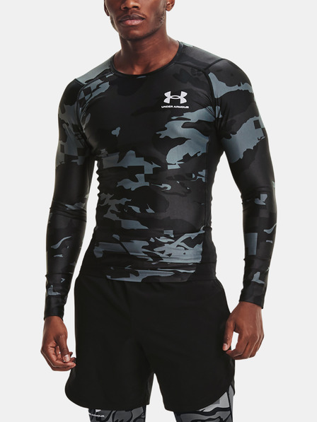 Under Armour Herren-Kompressions-T-Shirt Under Armour HG IsoChill Comp Print LS