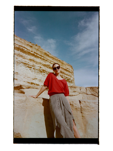 Moodo Cotton t-shirt red Moodo