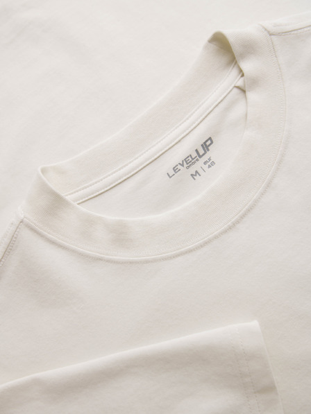 Ombre Clothing T-Shirt OM-TSBC-0291 - off white/blasses Olivgrün/Navy Ombre Clothing