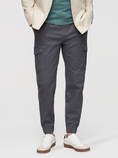 Ombre Clothing Herren-JOGGERY-Hose mit Reißverschluss-Cargotaschen - graphit V3 OM-PAJO-0290 Ombre Clothing
