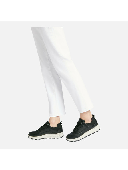 Geox Schwarz Damen Geox Spherica 4x4 b abx Turnschuhe