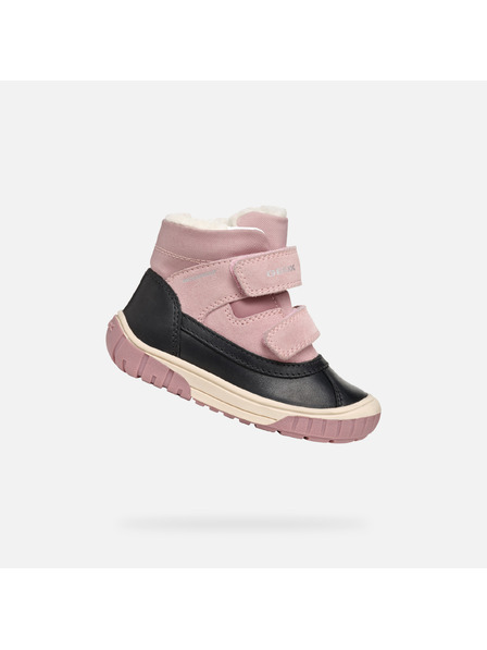 Geox Schwarze Mädchen-Stiefelette Geox Omar WPF