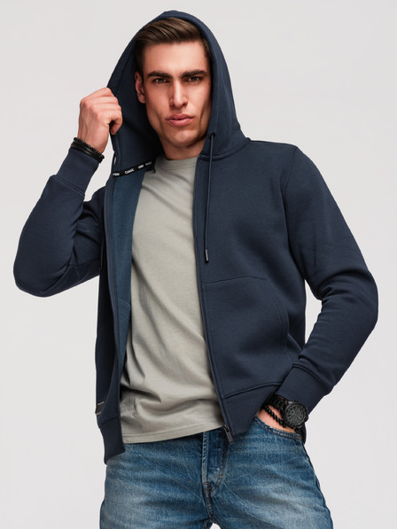 Ombre Clothing Herren Baumwoll-Elastik-Sweatshirt BASIC Ombre Clothing