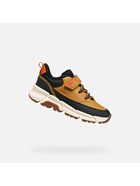 Geox Hellbraune Jungen-Sneaker Geox Flexyper Plus