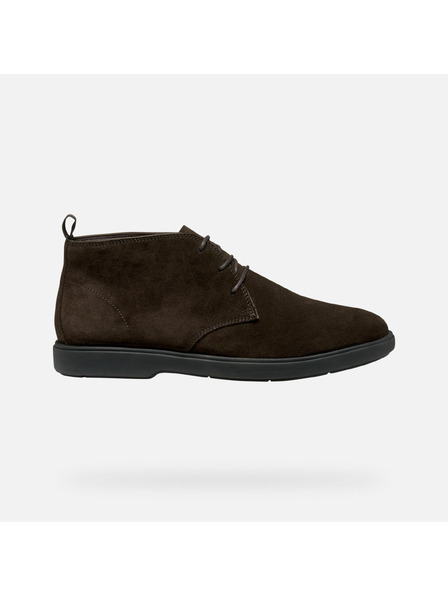 Geox Dunkelbraune Herren-Stiefeletten Geox Spherica EC17