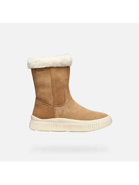 Geox Braune Mädchen-Winterschuhe Geox Laquinny WPF