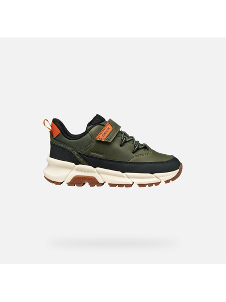 Geox Khaki Jungen-Sneaker Geox Flexyper Plus