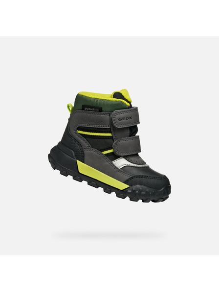 Geox Jungen erste Schritte Geox Trekkyup ABX Schwarz