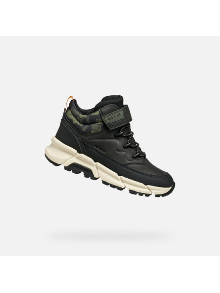 Geox Schwarz Jungen Stiefeletten Geox Flexyper Plus