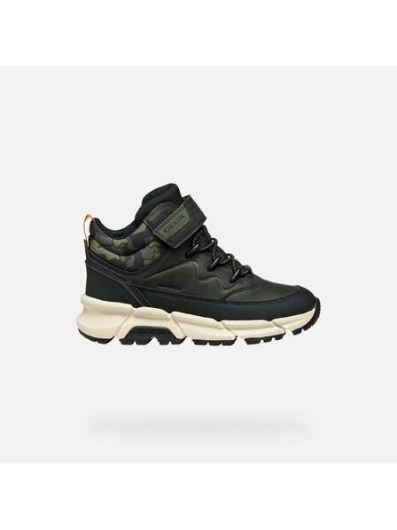 Geox Schwarz Jungen Stiefeletten Geox Flexyper Plus