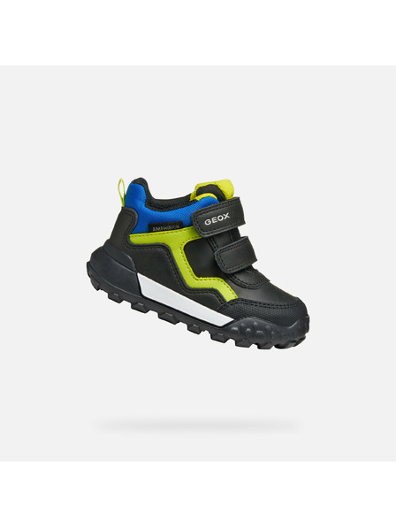 Geox Jungen erste Schritte Geox Trekkyup ABX Schwarz