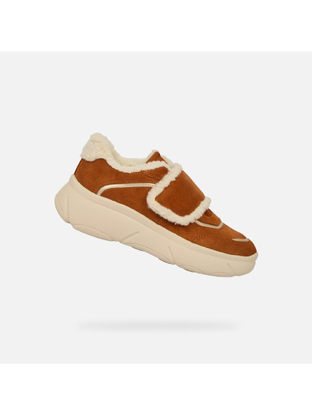 Geox Braune Geox Nebula 2.0 X Damen Turnschuhe