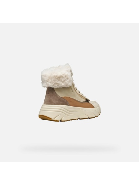Geox Beige Damen-Stiefeletten Geox Diamanta