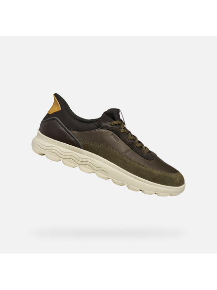 Geox Dunkelgrüne Herren Sneaker Geox Spherica Plus