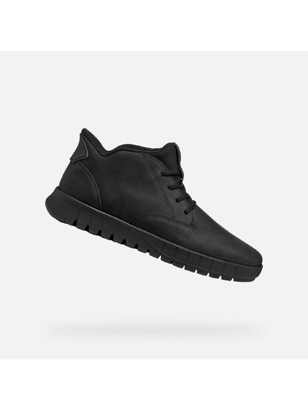 Geox Schwarze Herren-Knöchelschuhe Geox Flextride Plus