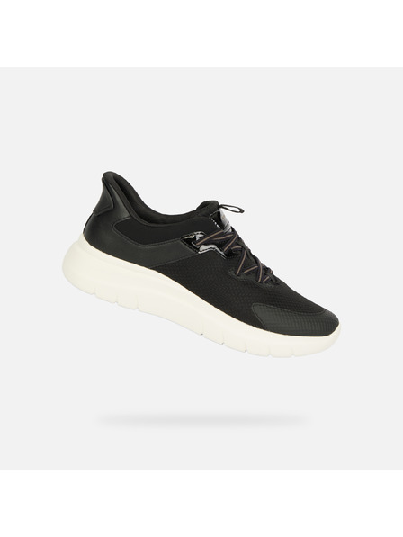 Geox Schwarze Damen-Sneaker Geox Plummery Plus