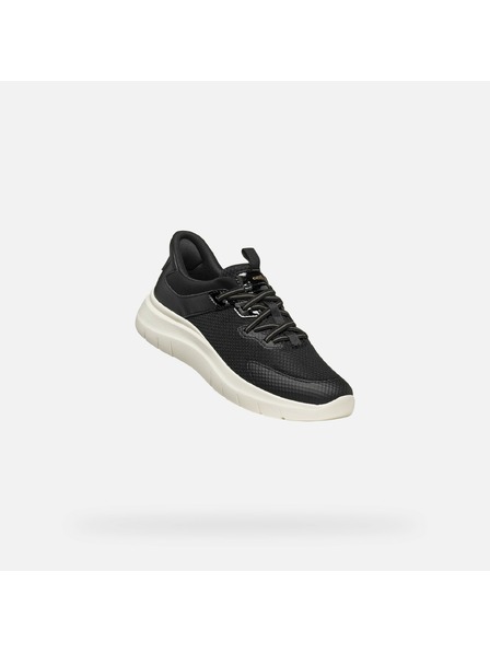 Geox Schwarze Damen-Sneaker Geox Plummery Plus