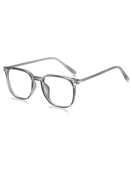 VEYREY VeyRey Nerd-Sonnenbrille Extrabeet grauer Rahmen klare Gläser